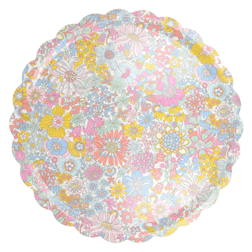 Meri Meri x Liberty Rainbow Garden Large Tray, Shopsweetluluss