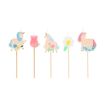 Meri Meri Meadow Unicorns Candles, Shopsweetluluss