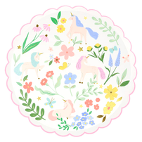 Meri Meri Meadow Unicorns Dinner Plates, Shopsweetluluss