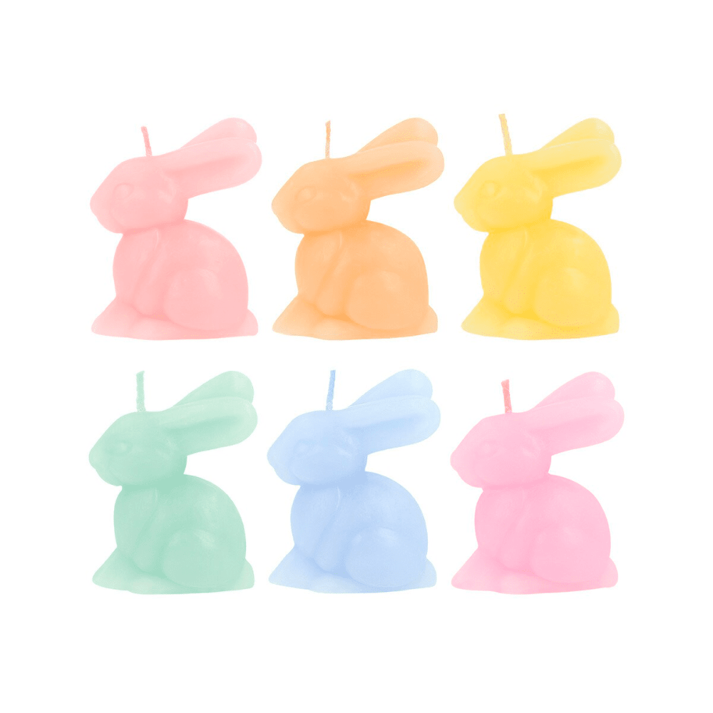 Meri Meri Mini Bunny Candles, Shopsweetluluss