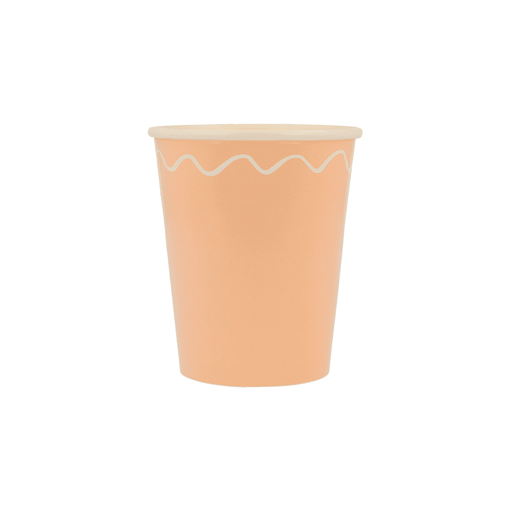 Meri Meri Mixed Wavy Line Cups, Shopsweetluluss