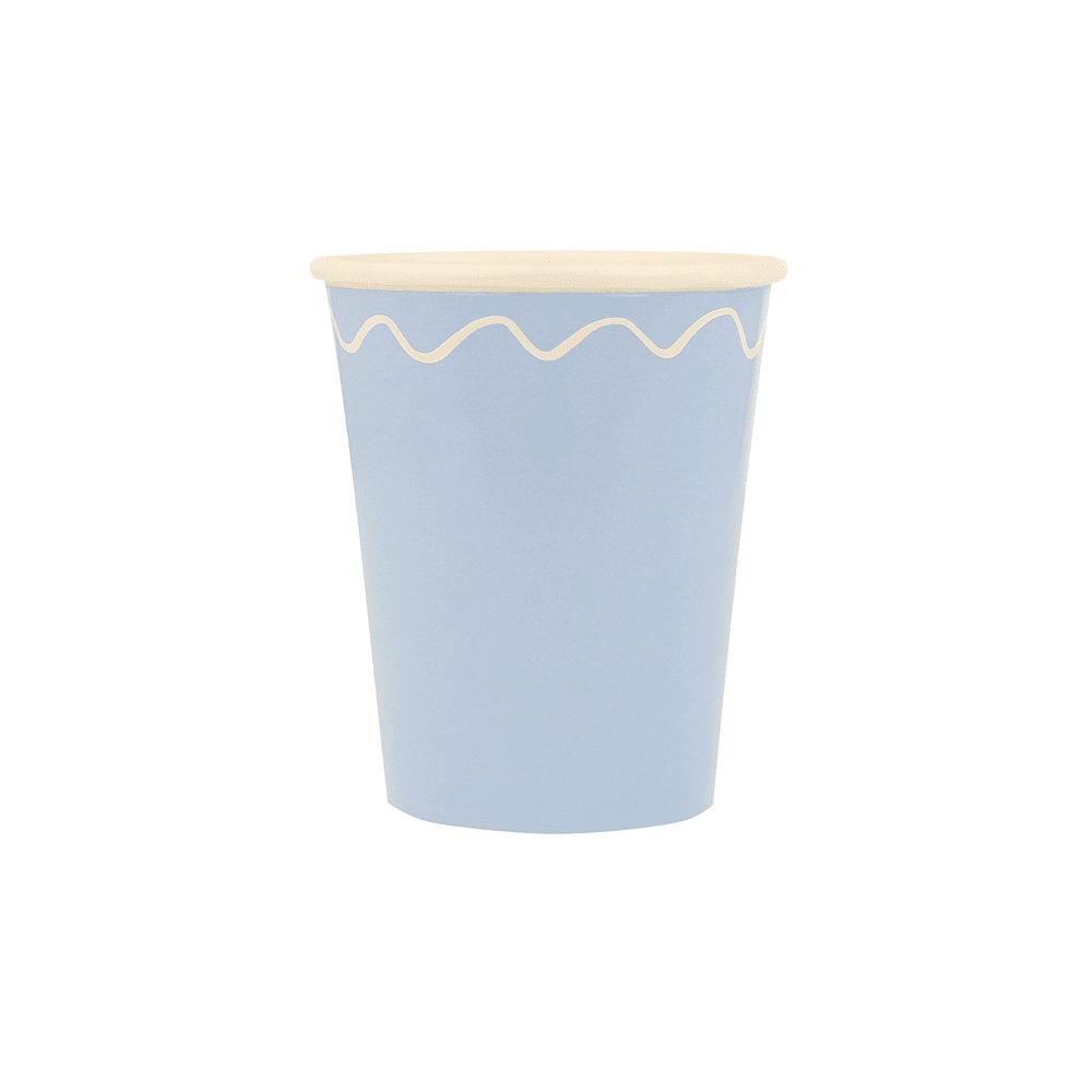 Meri Meri Mixed Wavy Line Cups, Shopsweetluluss