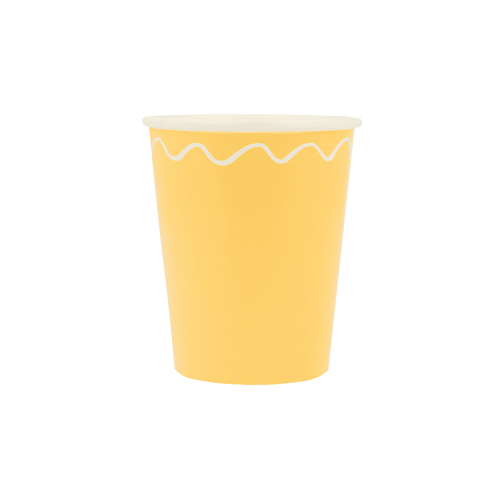 Meri Meri Mixed Wavy Line Cups, Shopsweetluluss