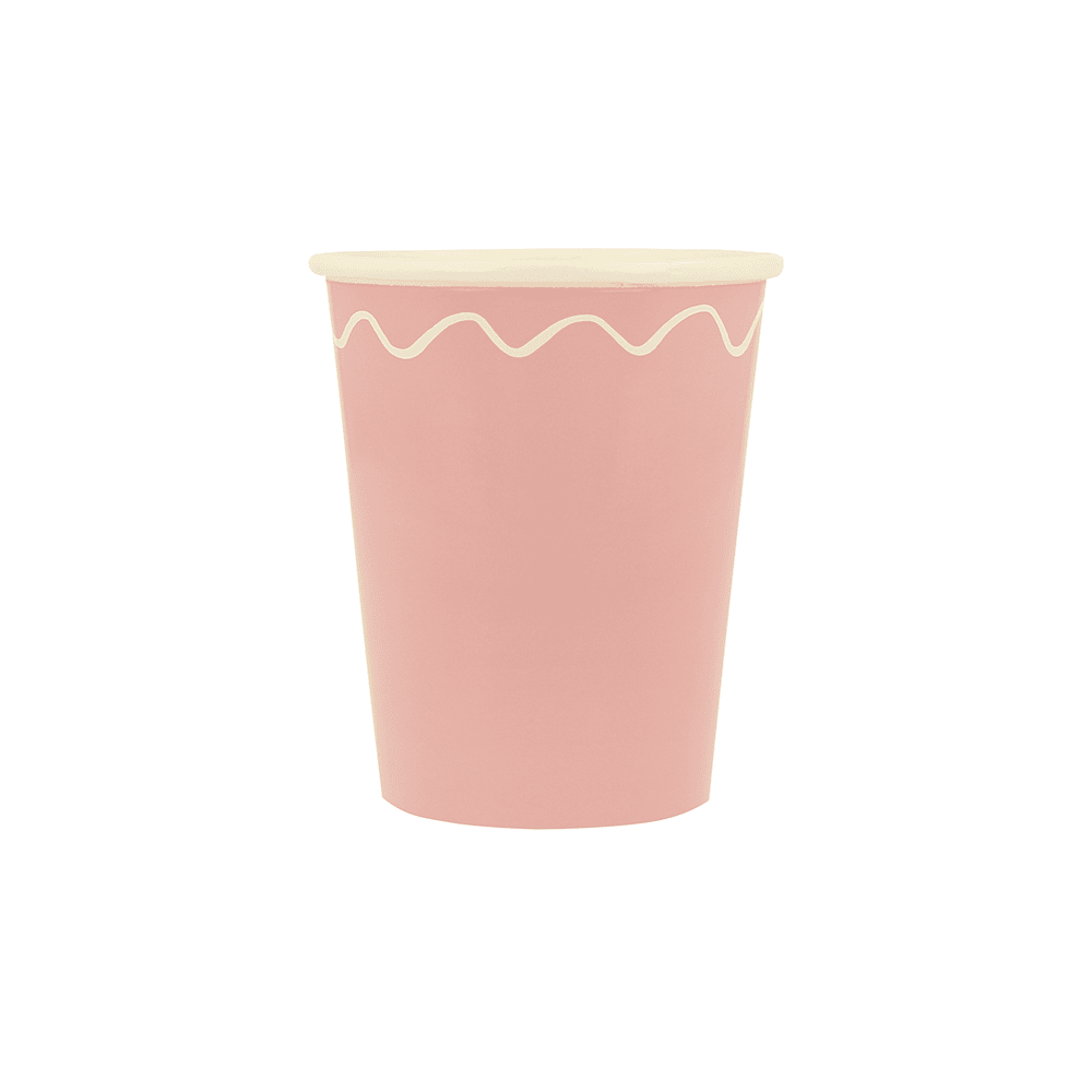 Meri Meri Mixed Wavy Line Cups, Shopsweetluluss