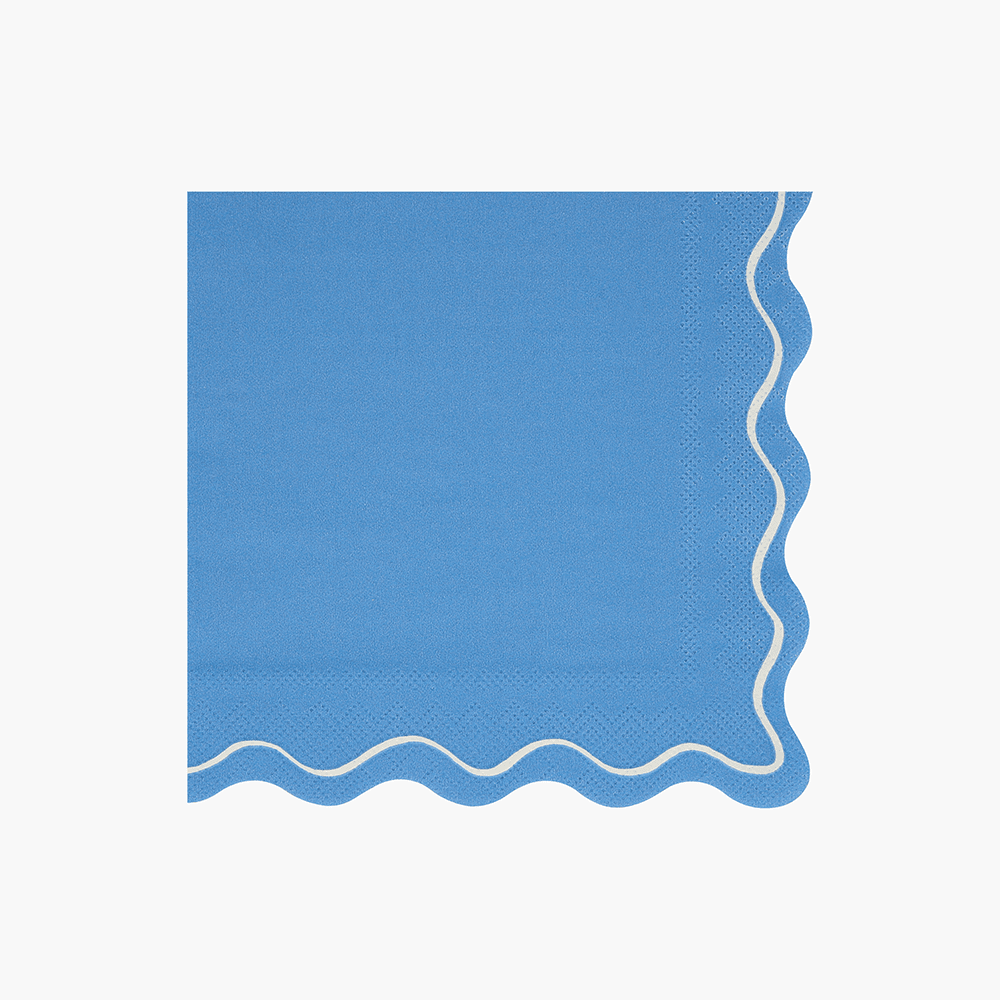 Meri Meri Mixed Wavy Line Large Napkins, Shopsweetluluss