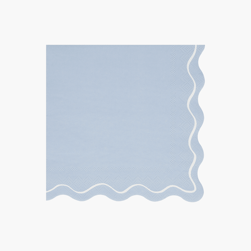 Meri Meri Mixed Wavy Line Large Napkins, Shopsweetluluss