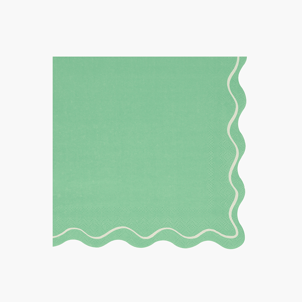 Meri Meri Mixed Wavy Line Large Napkins, Shopsweetluluss