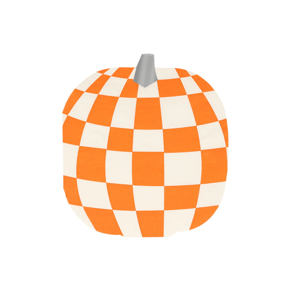 Meri Meri Mod Pattern Pumpkin Napkins, Shopsweetluluss