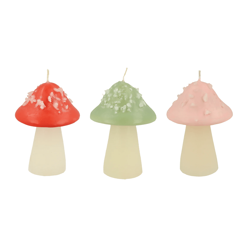 Meri Meri Mushroom Candles, Shopsweetluluss