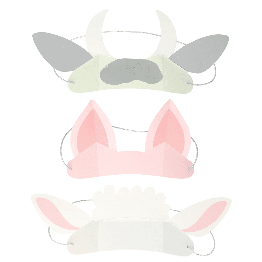 Meri Meri On the Farm Animal Ears, Shopsweetluluss