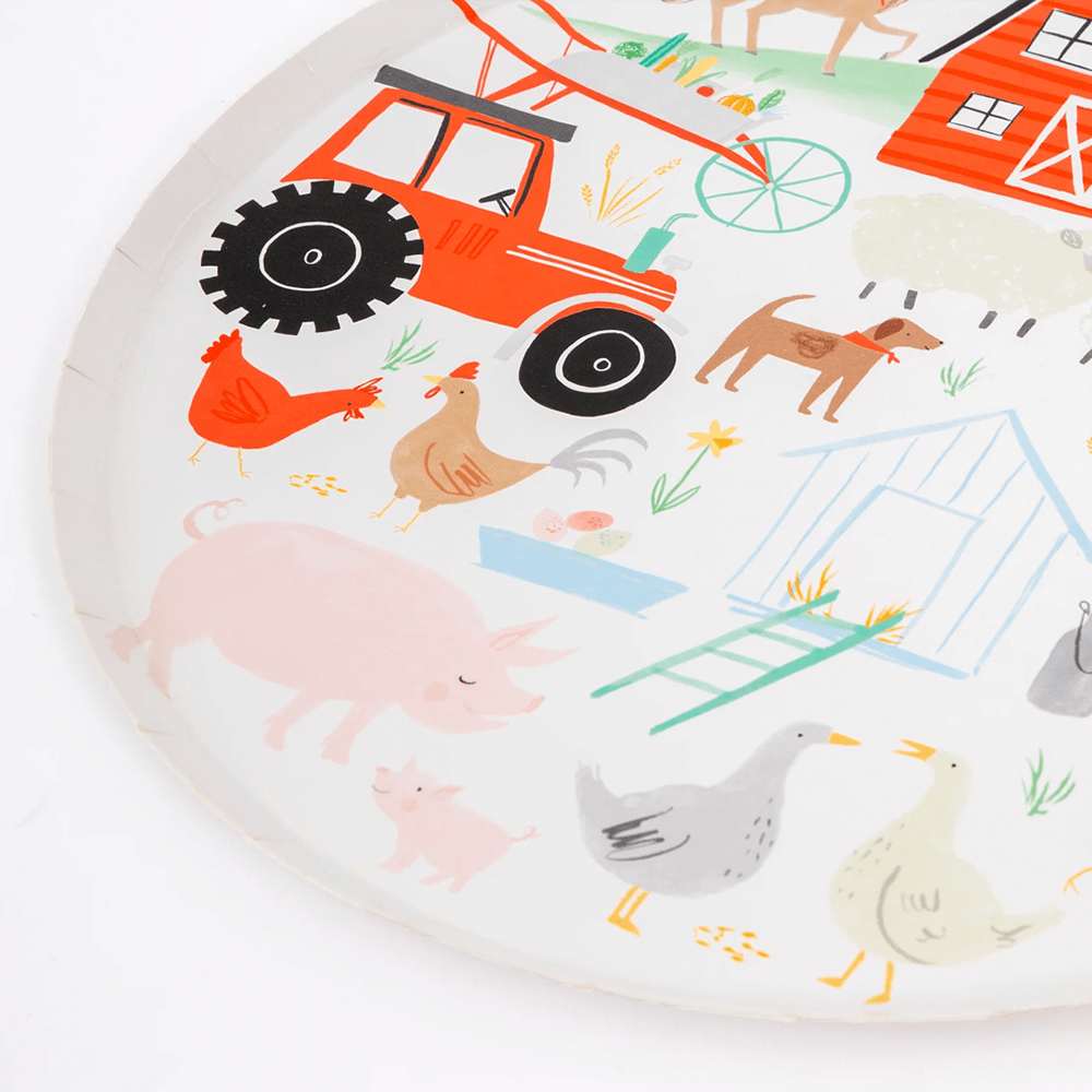 Meri Meri On the Farm Dinner Plates, Shopsweetluluss