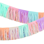 Meri Meri Pastel Fringe Garland, Shopsweetluluss