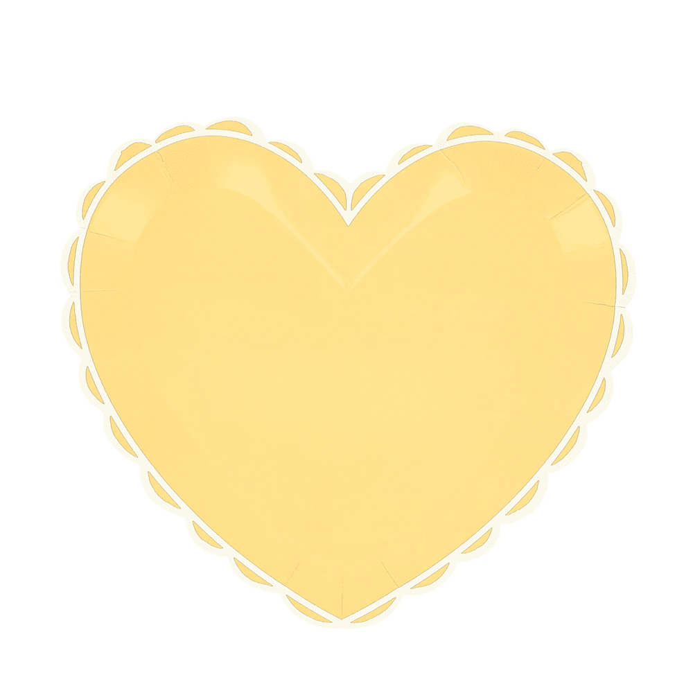 Meri Meri Pastel Heart Large Plates, Shopsweetluluss