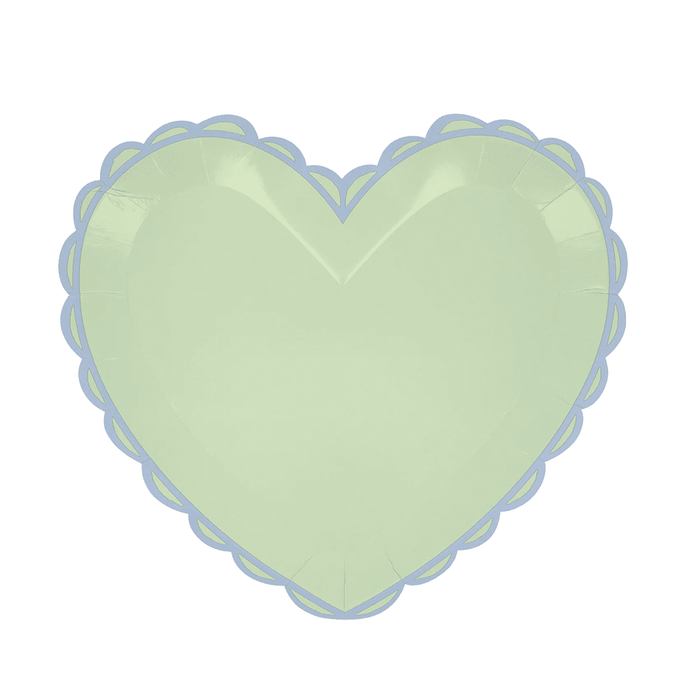 Meri Meri Pastel Heart Large Plates, Shopsweetluluss