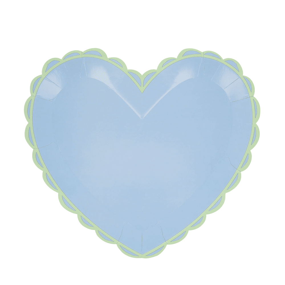 Meri Meri Pastel Heart Large Plates, Shopsweetluluss
