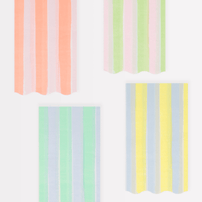 Meri Meri Pastel Stripe Guest Towels, Shopsweetluluss