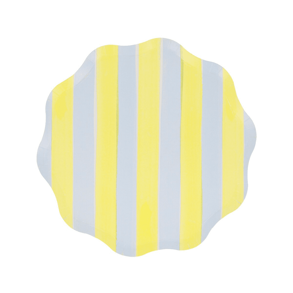 Meri Meri Pastel Stripe Side Plates, Shopsweetluluss