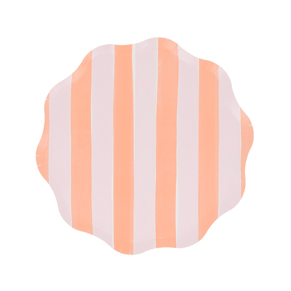 Meri Meri Pastel Stripe Side Plates, Shopsweetluluss