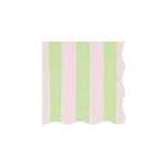 Meri Meri Pastel Stripe Small Napkins, Shopsweetluluss