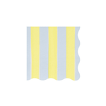 Meri Meri Pastel Stripe Small Napkins, Shopsweetluluss