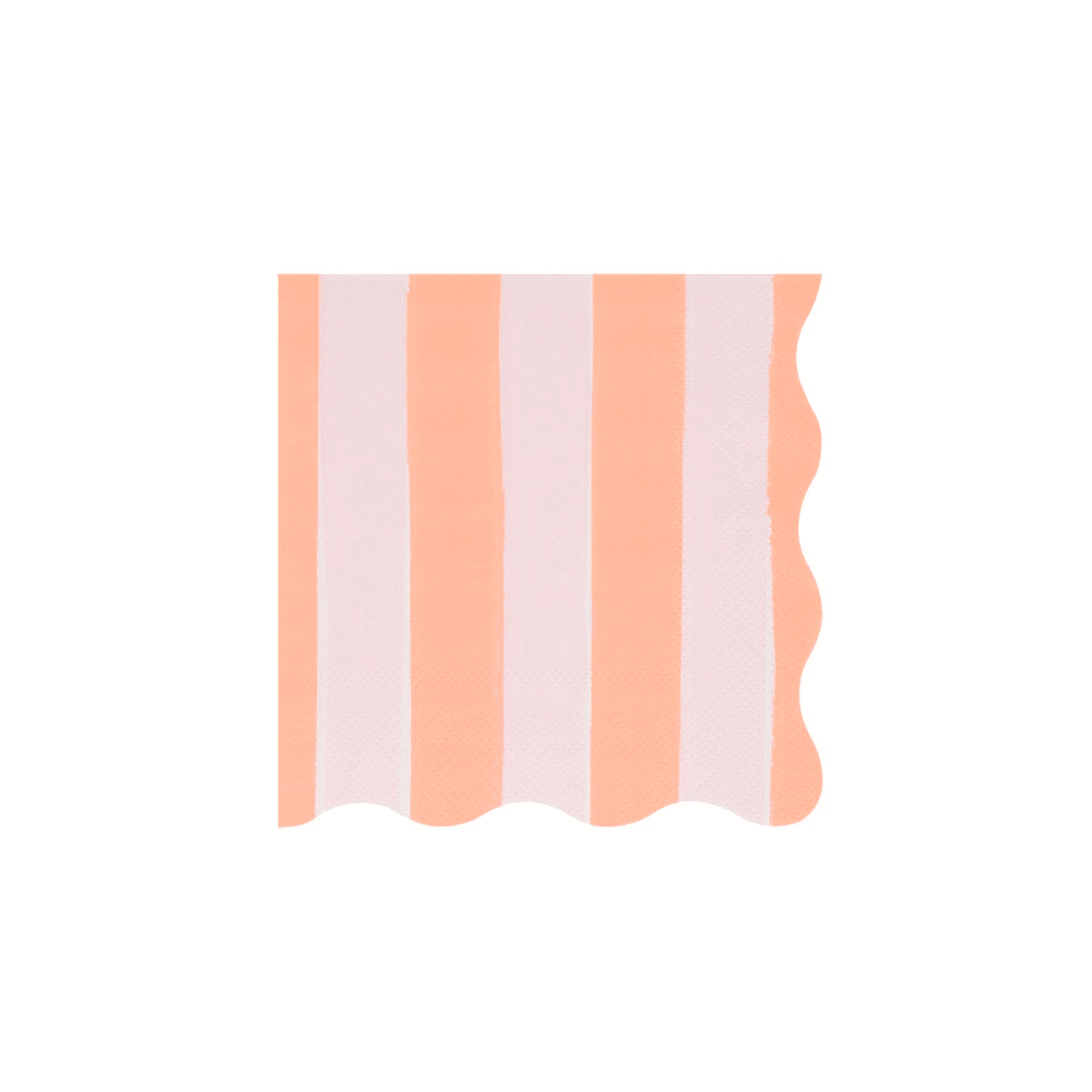 Meri Meri Pastel Stripe Small Napkins, Shopsweetluluss