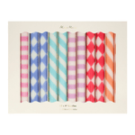 Meri Meri Patterned Table Candles, Shopsweetluluss