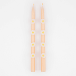 Meri Meri Pink Daisy Taper Candles, Shopsweetluluss