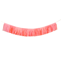 Meri Meri Pink Fringe Garland, Shopsweetluluss
