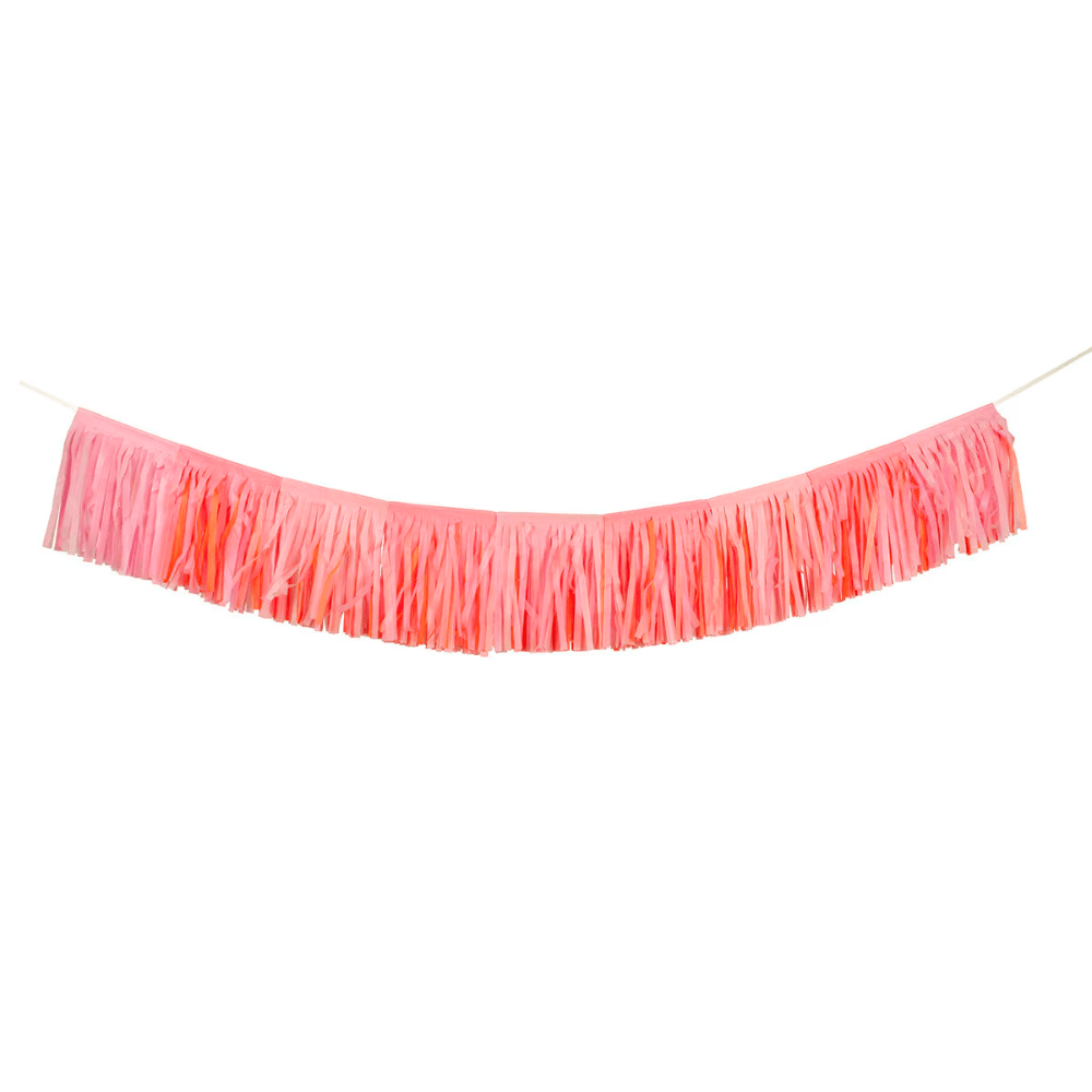 Meri Meri Pink Fringe Garland, Shopsweetluluss