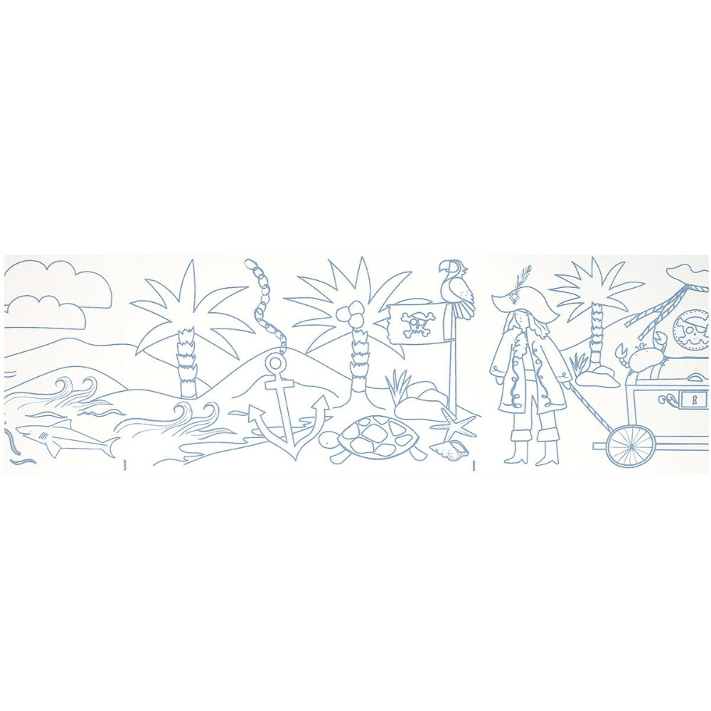 Meri Meri Pirate Colouring Roll, Shopsweetluluss