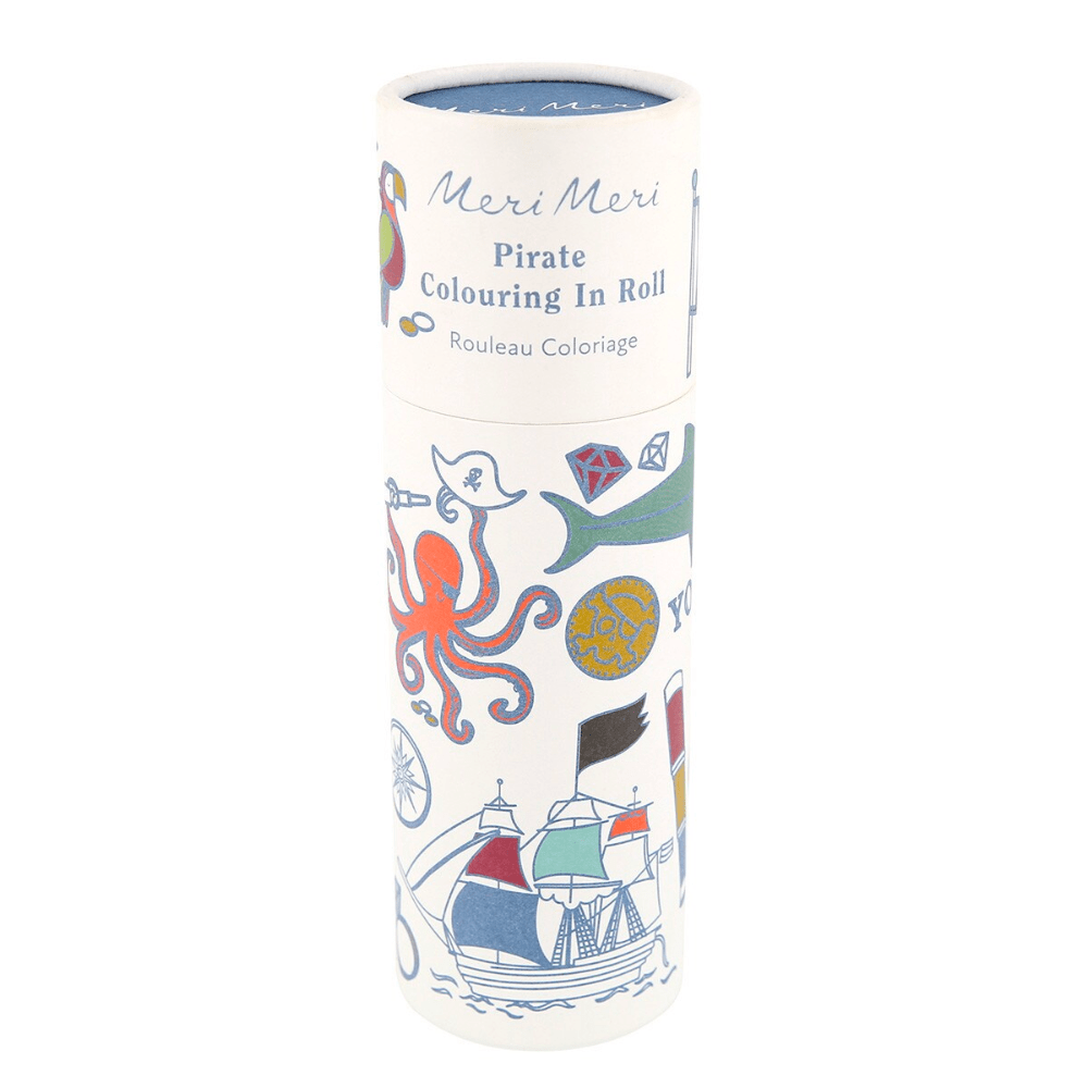 Meri Meri Pirate Colouring Roll, Shopsweetluluss