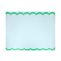 Meri Meri Scalloped Edge Blue Green Table Runner, Shopsweetluluss 