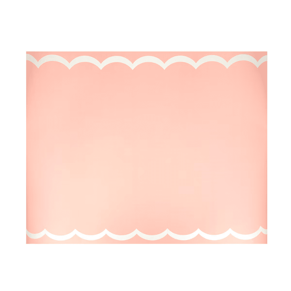 Meri Meri Scalloped Edge Pink Table Runner, Shopsweetluluss
