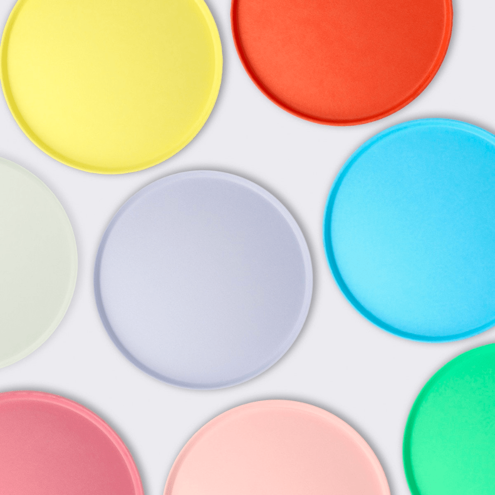 Meri Meri Small Bright Mix Compostable Plates, Shopsweetluluss