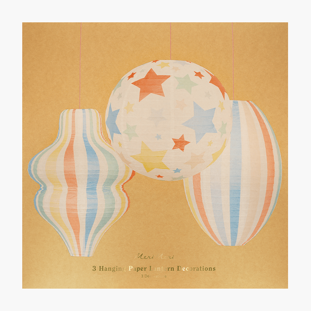 Meri Meri Stars & Stripes Lanterns, Shopsweetluluss
