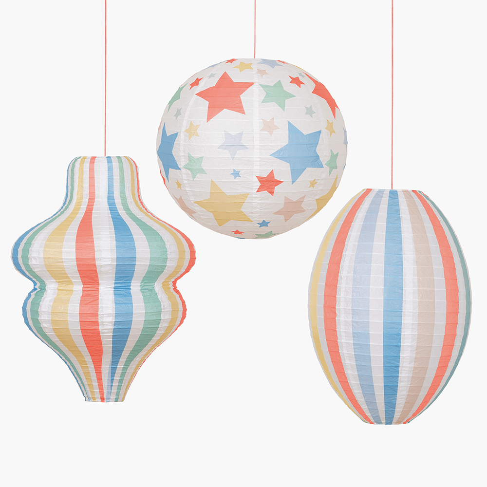 Meri Meri Stars & Stripes Lanterns, Shopsweetluluss