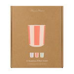 Meri Meri Stripy Reusable Bamboo Cups, Shopsweetluluss