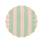 Meri Meri Stripy Reusable Bamboo Small Plates, Shopsweetluluss