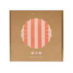 Meri Meri Stripy Reusable Bamboo Small Plates, Shopsweetluluss