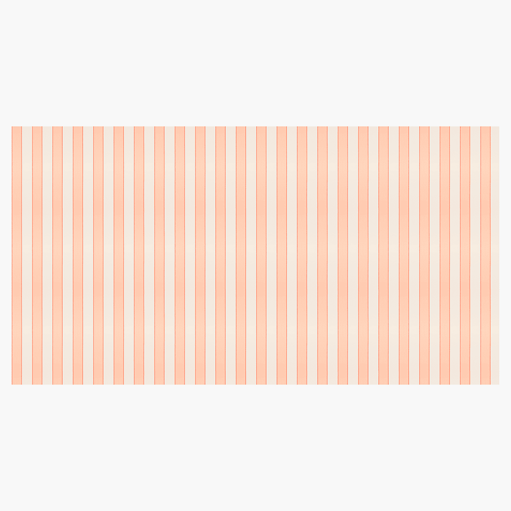 Meri Meri Tablecloth - Peach Stripe, Shopsweetluluss