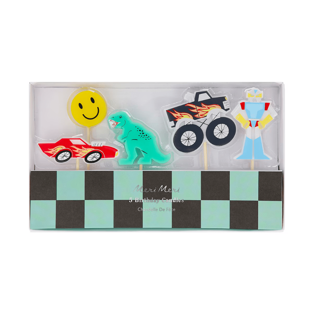 Meri Meri Toybox Icon Candles, Shopsweetluluss