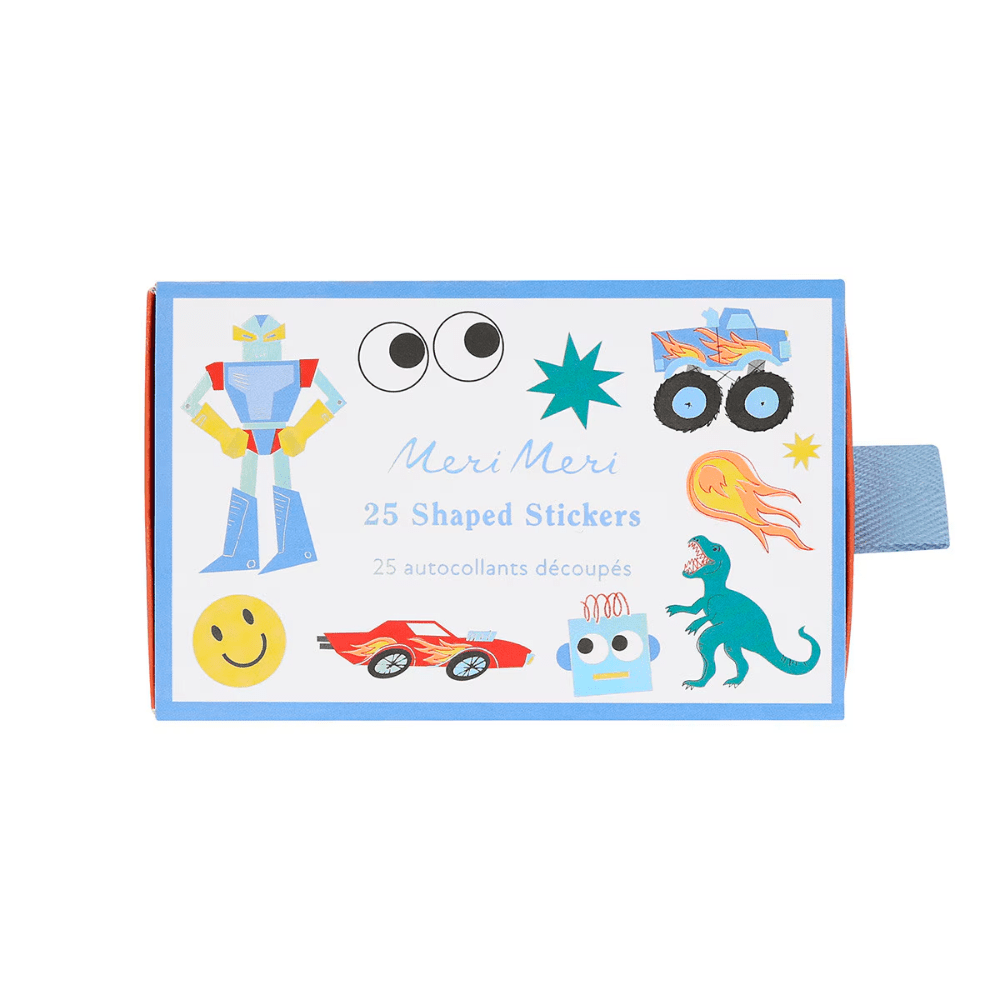 Meri Meri Toybox Icon Shaped Stickers, Shopsweetluluss