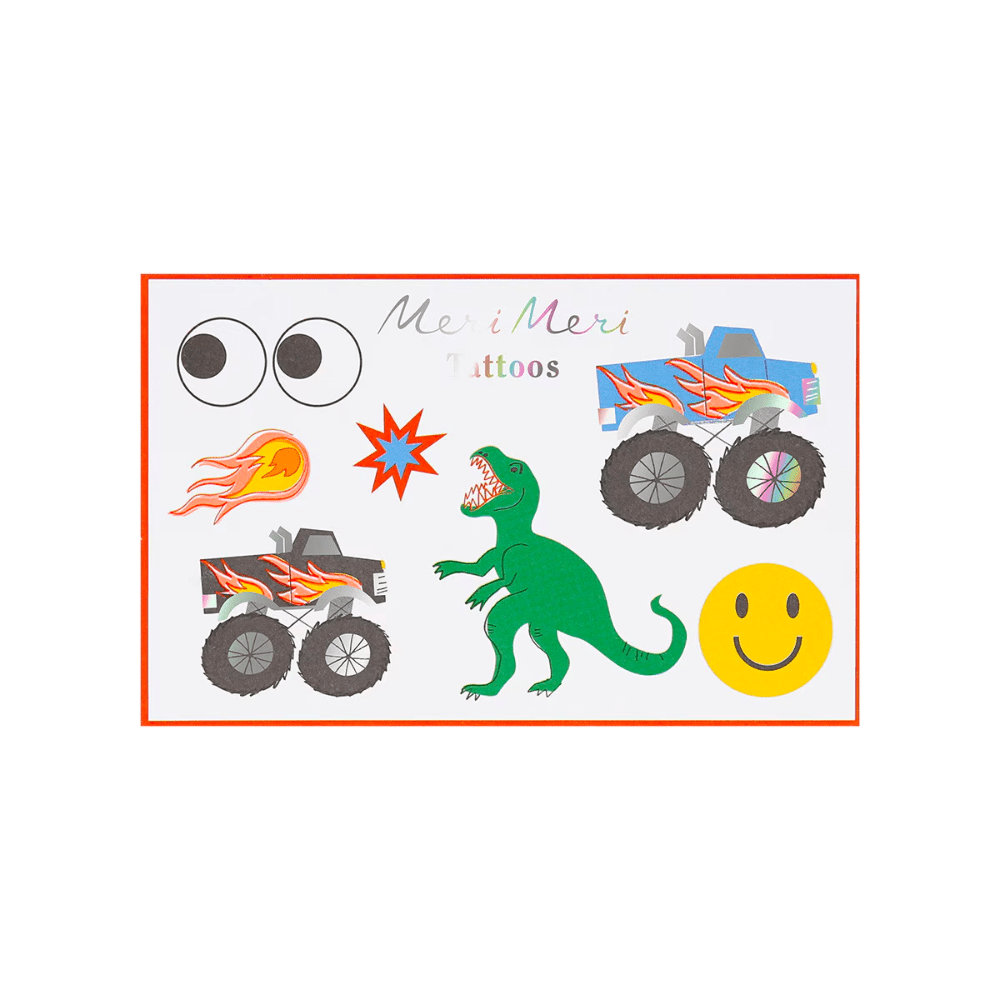 Meri Meri Toybox Icon Temporary Tattoos, Shopsweetluluss