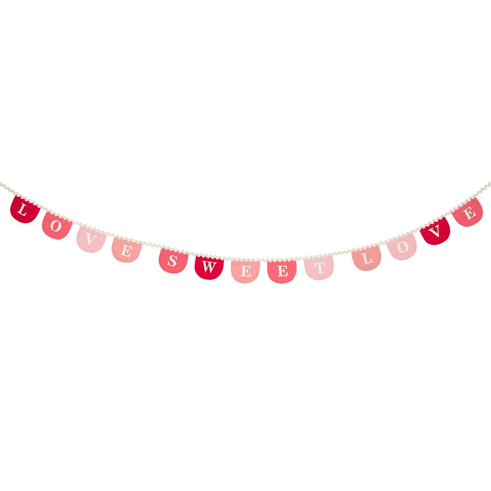 Meri Meri Valentine's Garland, Shopsweetluluss