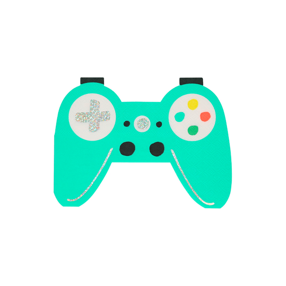 Meri Meri Video Games Controller Napkins, Shopsweetluluss