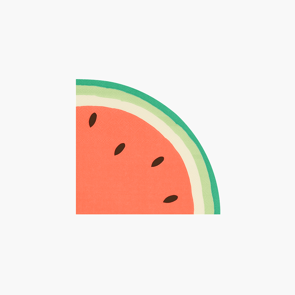 Meri Meri Watermelon Slice Napkins, Shopsweetluluss