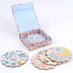 Meri Meri x Liberty Mixed Set Coasters, Shopsweetluluss