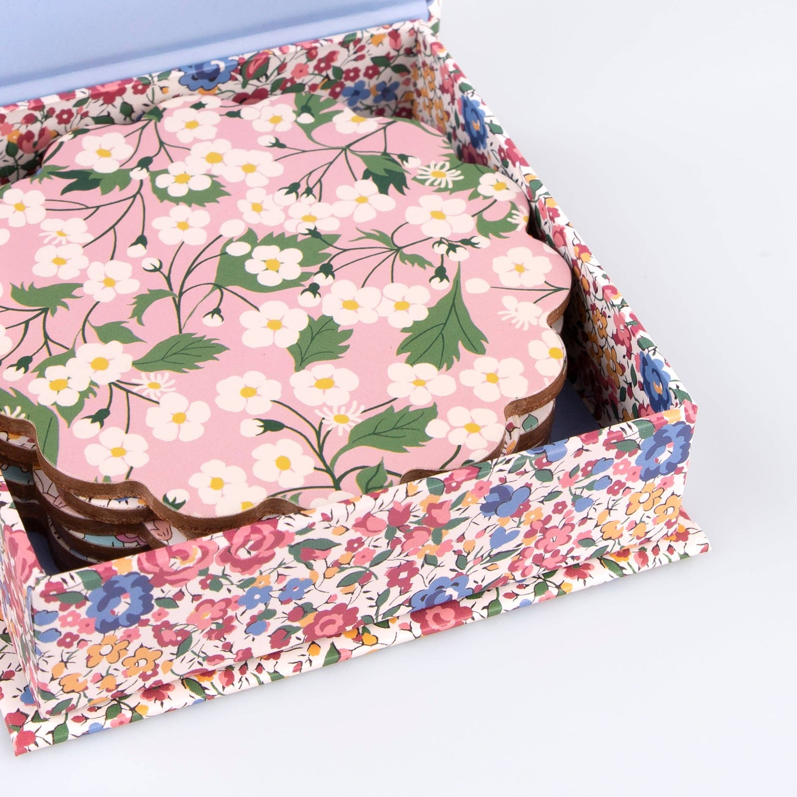 Meri Meri x Liberty Mixed Set Coasters, Shopsweetluluss