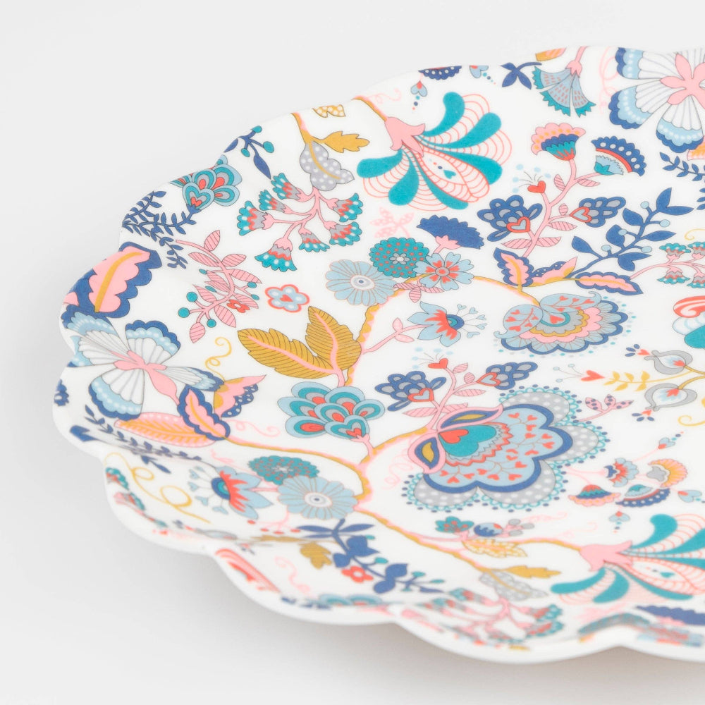 Meri Meri x Liberty Mabelle Reusable Large Plate, Shopsweetluluss