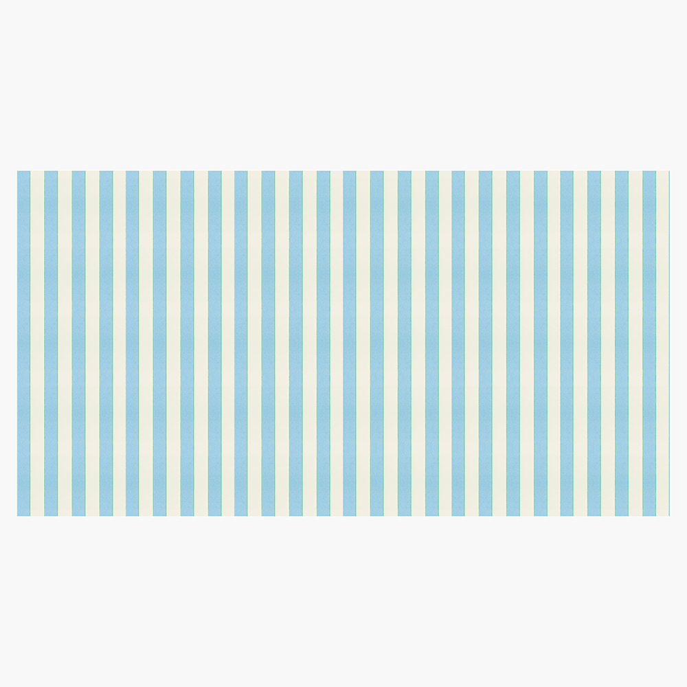 Meri Meri Tablecloth - Pale Blue Stripe, Shopsweetluluss